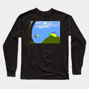 Purdy picturing living in Yiayia’s Fairy Tale Village 🎈 Long Sleeve T-Shirt